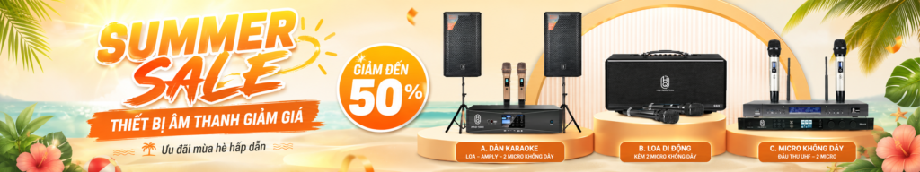 Summer Sale — audio gear up to 50% off