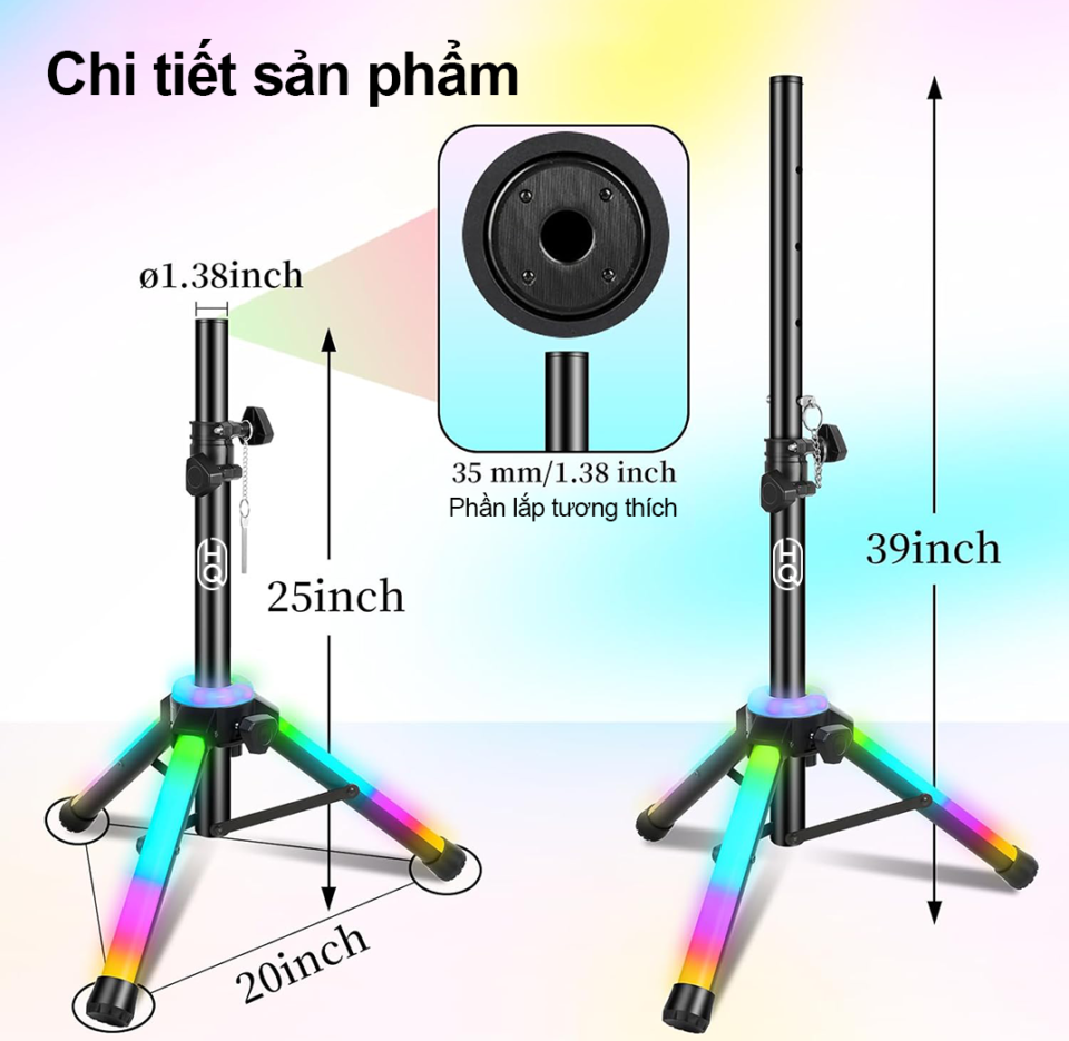 Speaker Tripod HQsing ST225LED