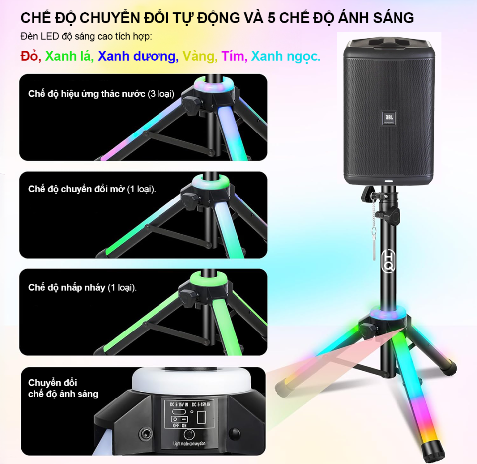 Speaker Tripod HQsing ST225LED