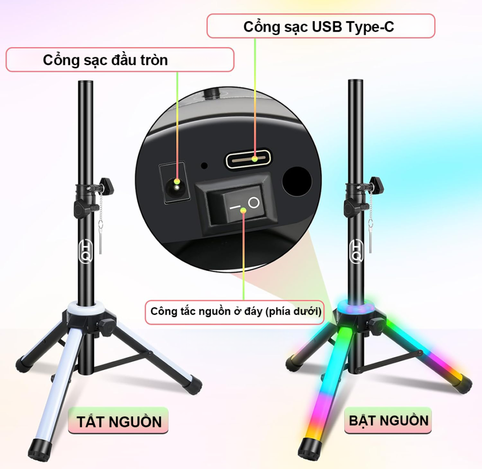 Speaker Tripod HQsing ST225LED