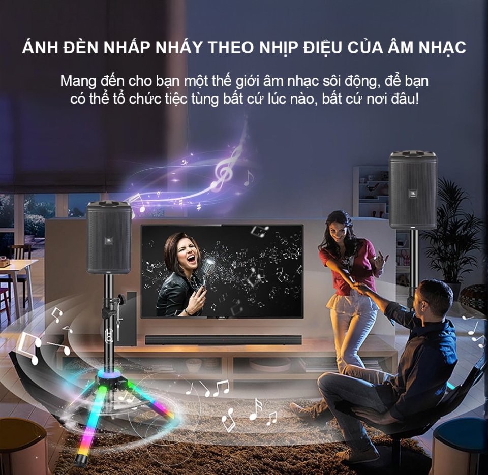 Speaker Tripod HQsing ST225LED