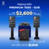 Karaoke Set Home HQsing PRO-7500 + Speakers HQsing S212