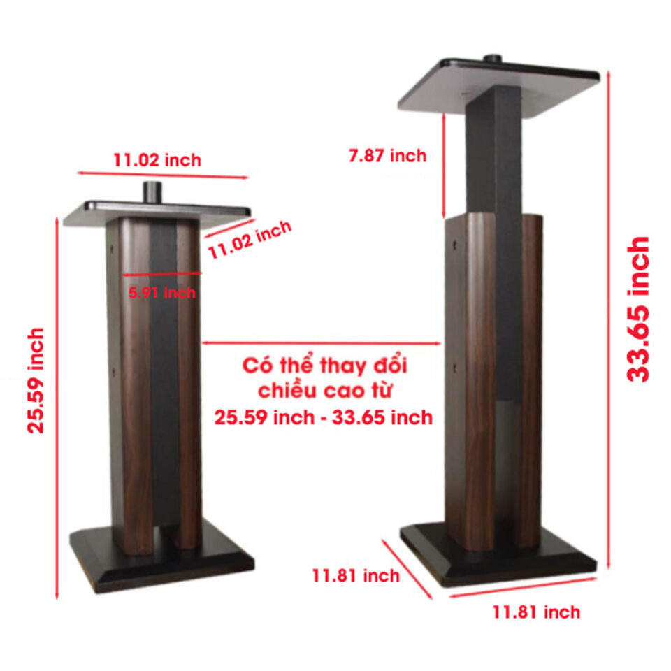 HQsing Speaker Stands ST125PR