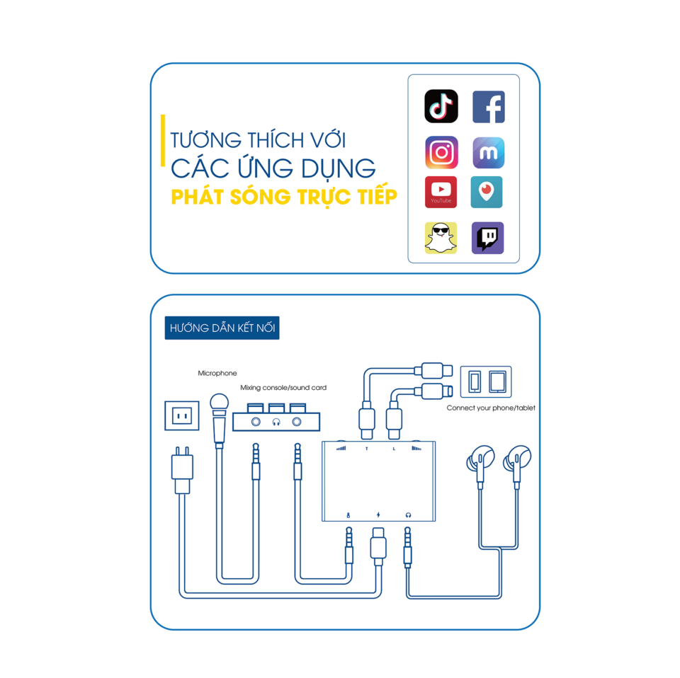 Live Streaming Dock HQsing LS24