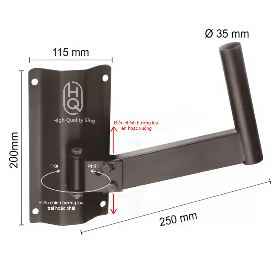 Speaker Wall Stand HQsing HD324