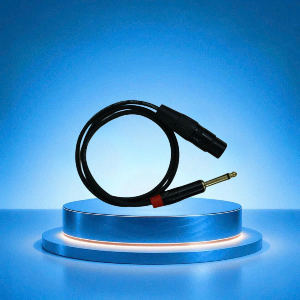 XLR Female to 1/4″ TS Unbalanced Cable HQsing CB04